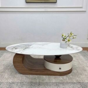 Bàn Trà Sofa Khung Gỗ Nhập Khẩu BTN02